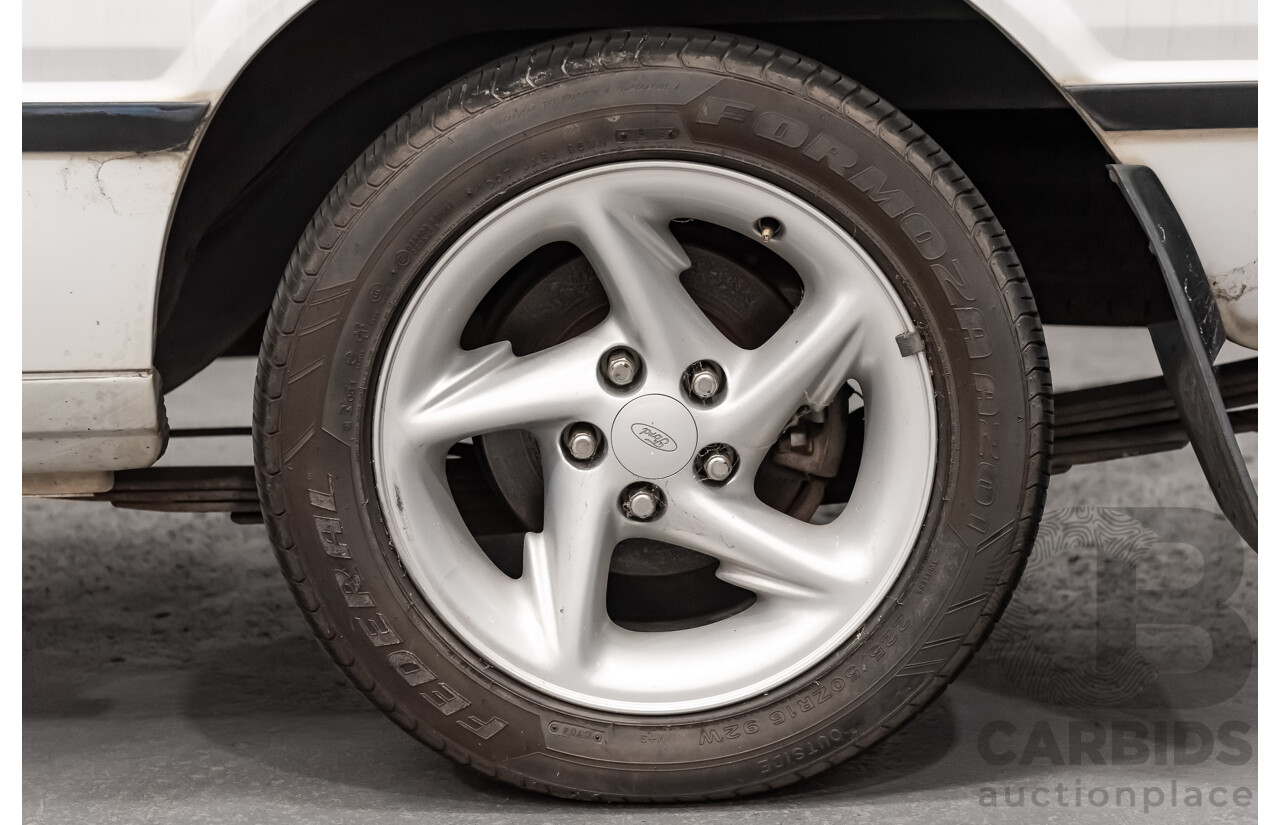 9/1998 Ford Falcon GLi Longreach Tradesman XHII Panel Van White 4.0L