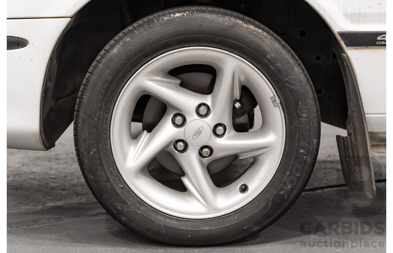 9/1998 Ford Falcon GLi Longreach Tradesman XHII Panel Van White 4.0L