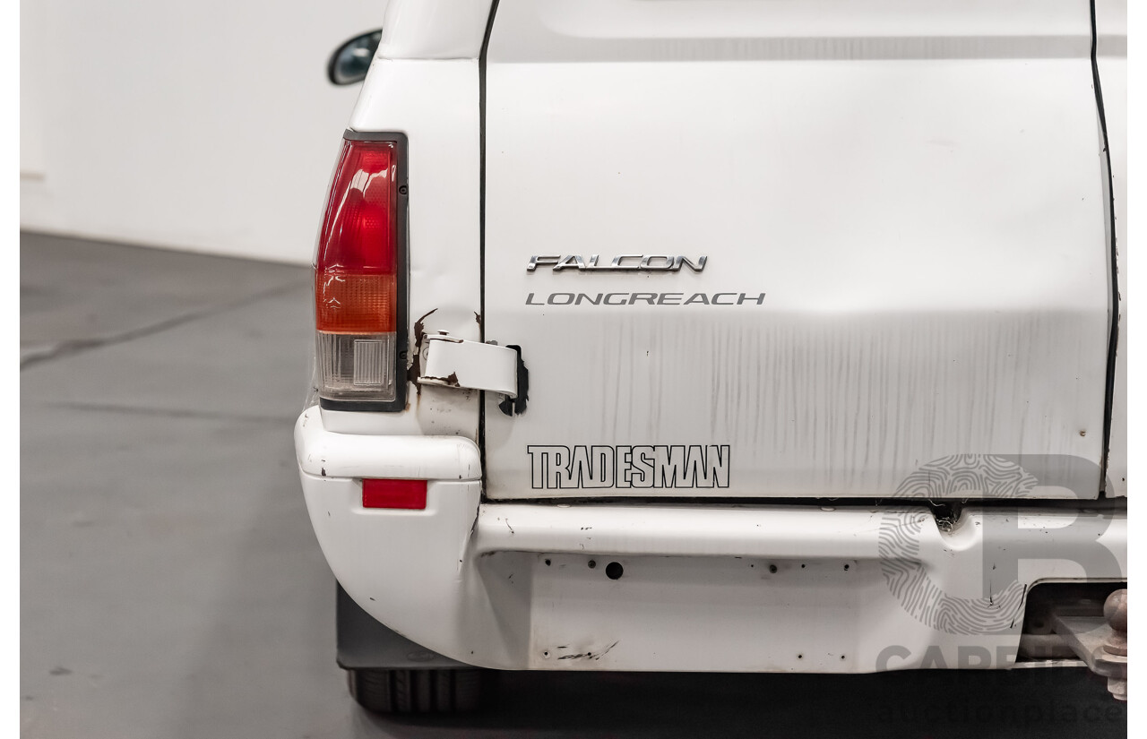 9/1998 Ford Falcon GLi Longreach Tradesman XHII Panel Van White 4.0L