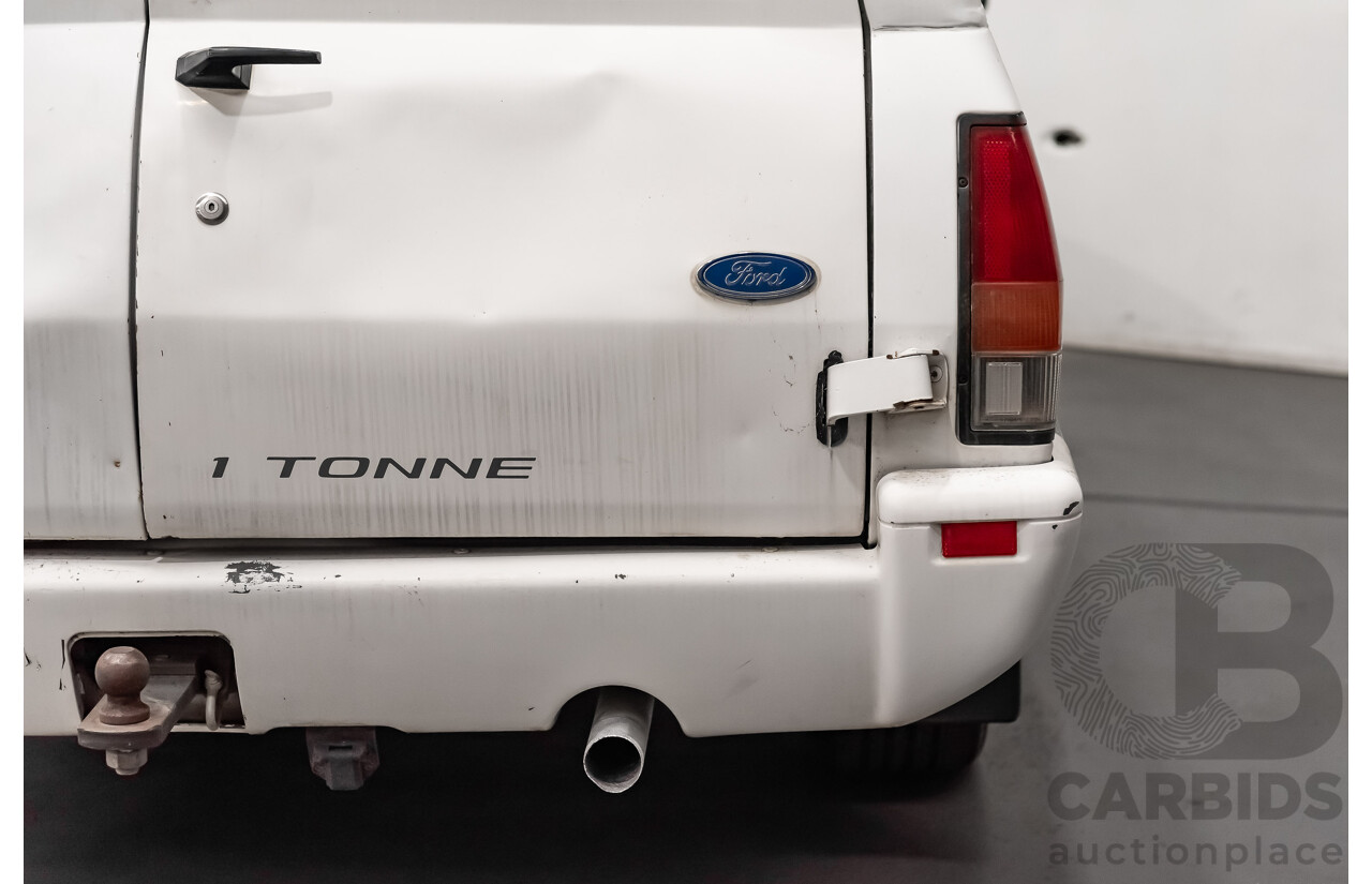 9/1998 Ford Falcon GLi Longreach Tradesman XHII Panel Van White 4.0L