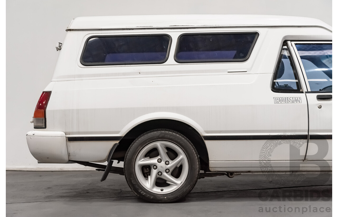 9/1998 Ford Falcon GLi Longreach Tradesman XHII Panel Van White 4.0L