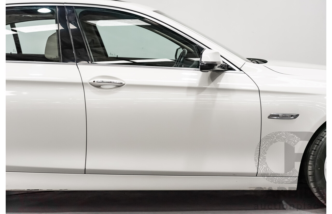 5/2014 BMW 520d Luxury Line F10 MY14 4d Sedan Alpine White Turbo Diesel 2.0L