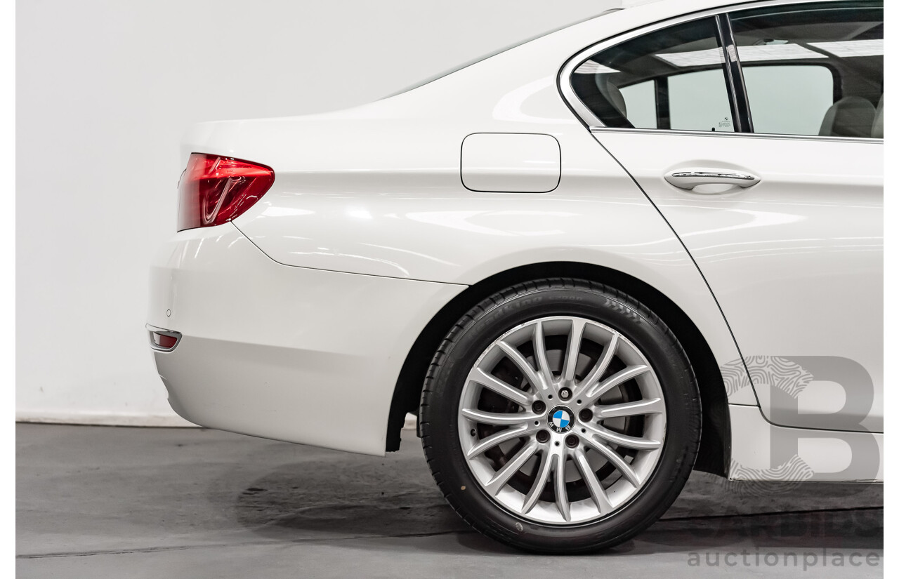 5/2014 BMW 520d Luxury Line F10 MY14 4d Sedan Alpine White Turbo Diesel 2.0L
