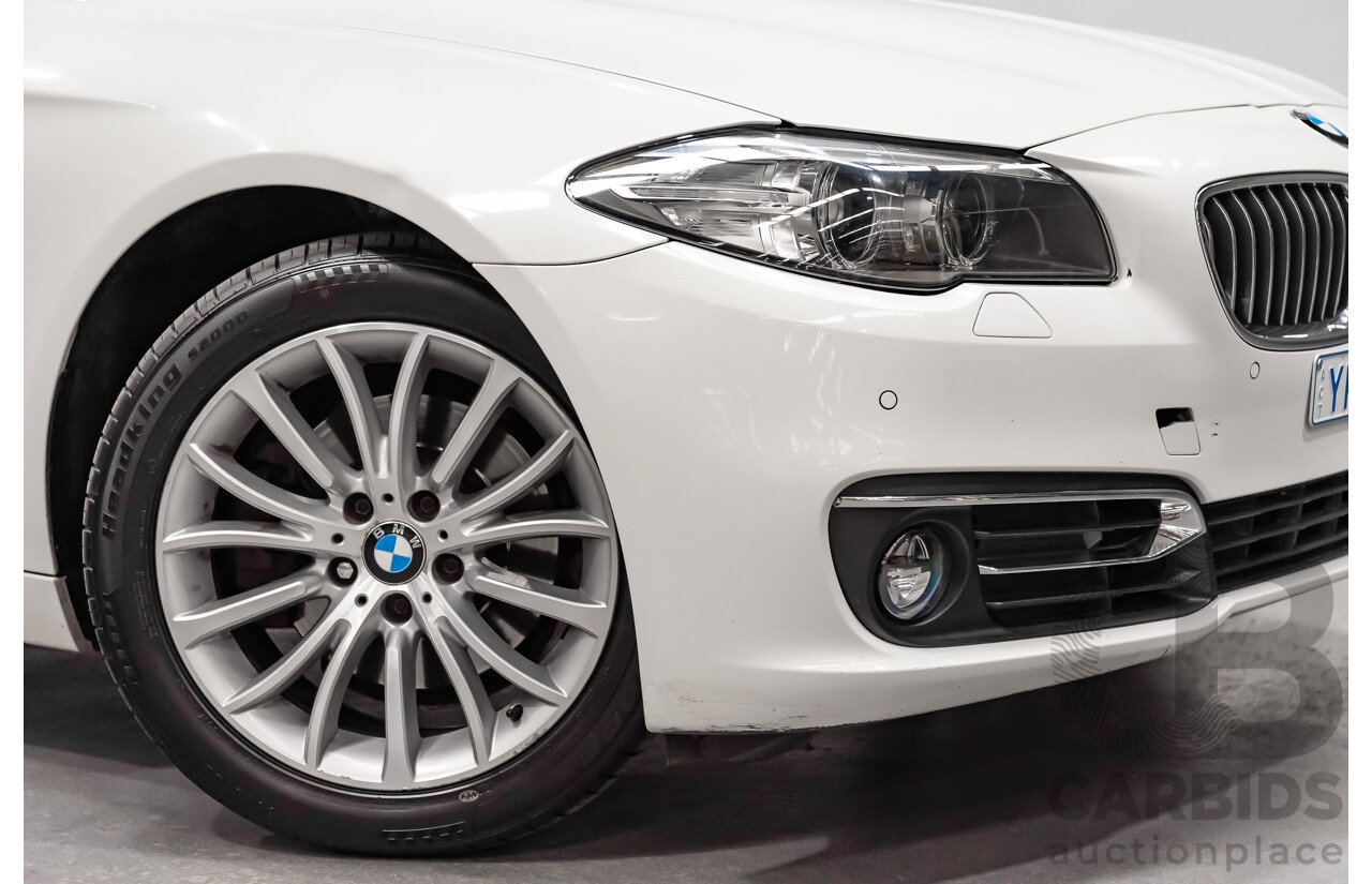 5/2014 BMW 520d Luxury Line F10 MY14 4d Sedan Alpine White Turbo Diesel 2.0L