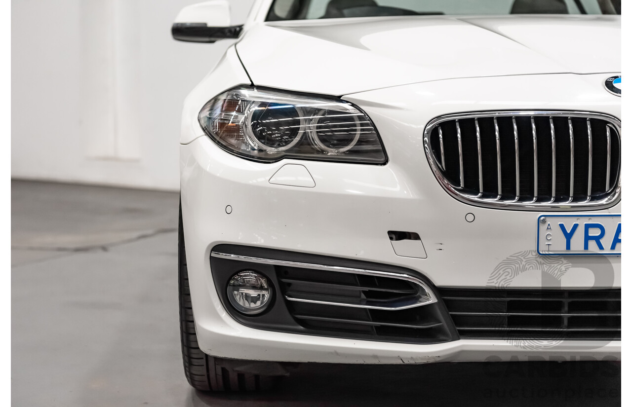 5/2014 BMW 520d Luxury Line F10 MY14 4d Sedan Alpine White Turbo Diesel 2.0L