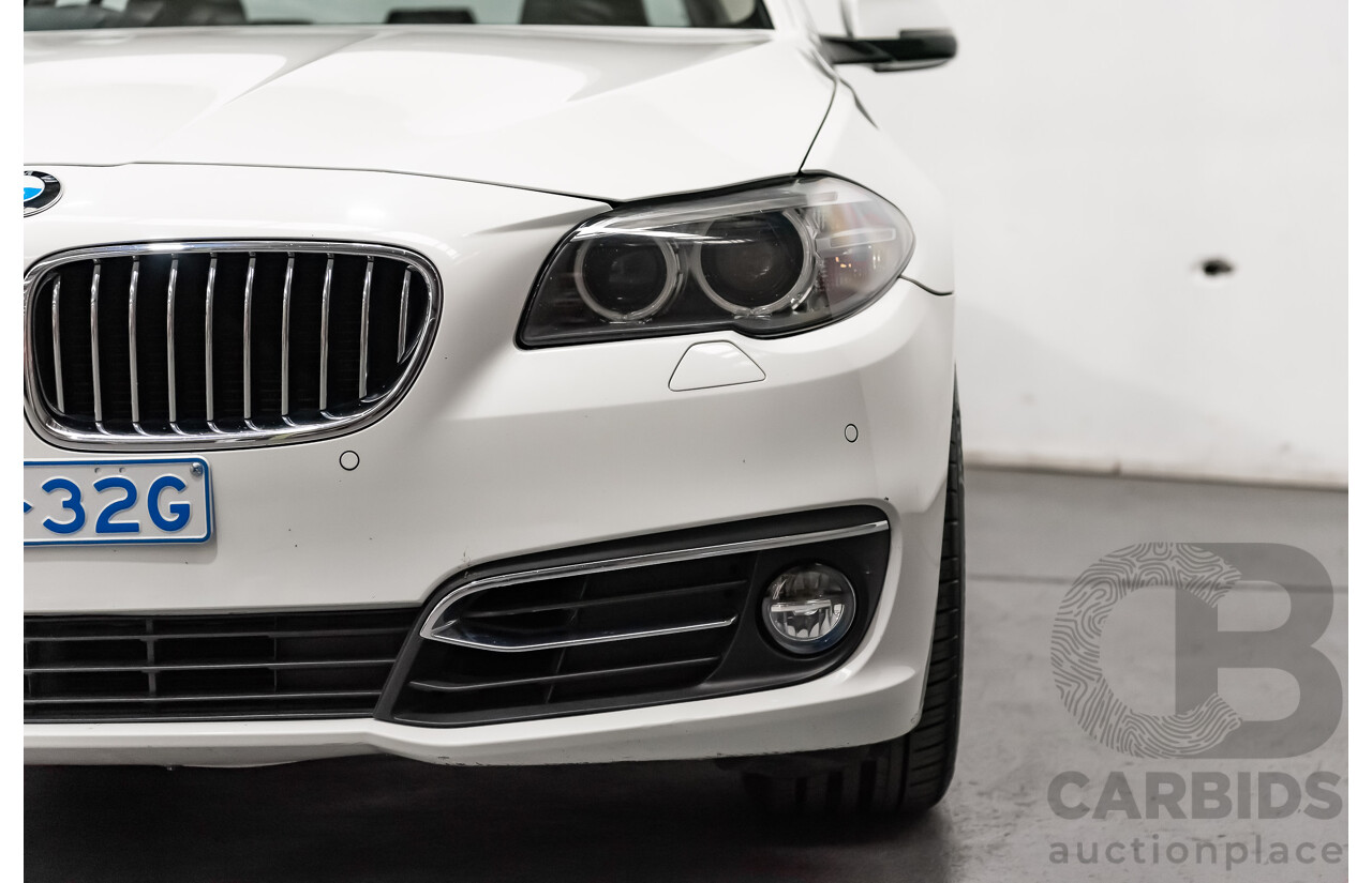 5/2014 BMW 520d Luxury Line F10 MY14 4d Sedan Alpine White Turbo Diesel 2.0L