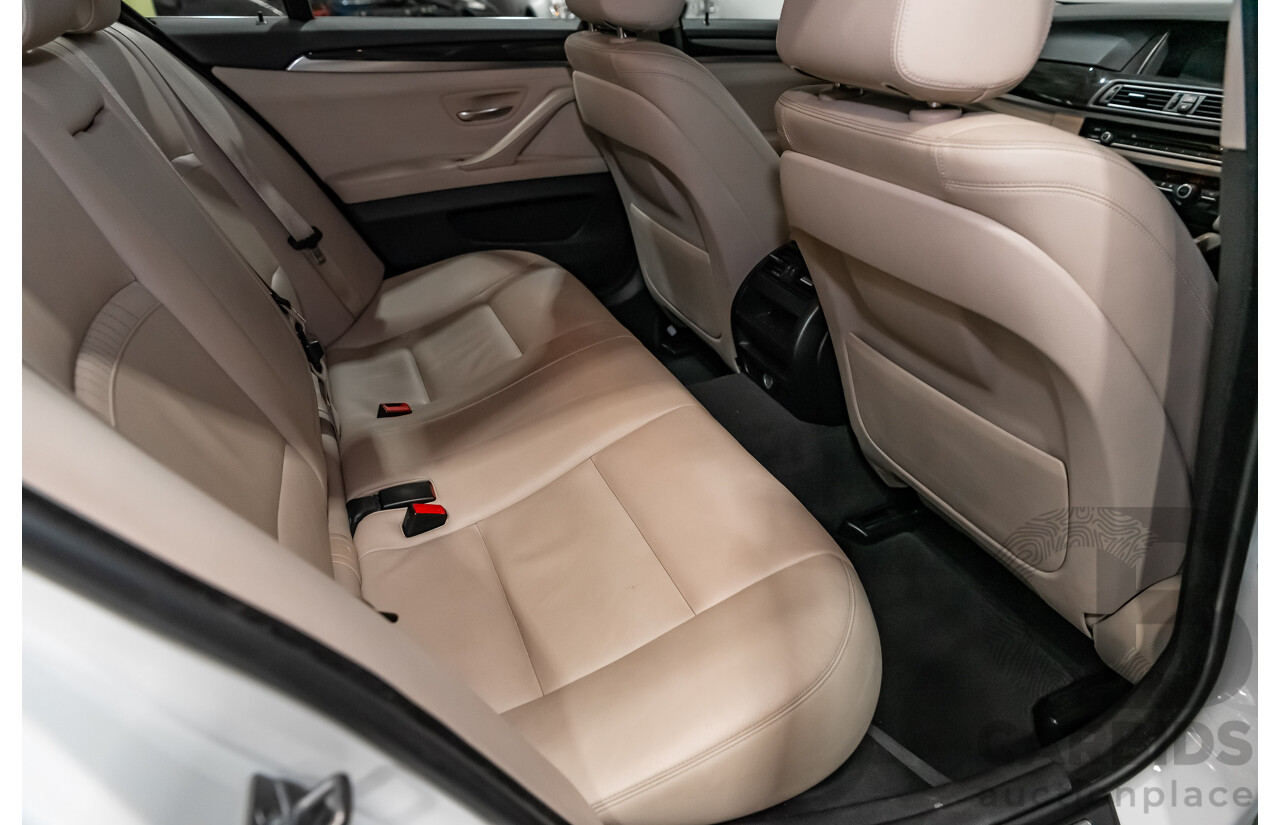 5/2014 BMW 520d Luxury Line F10 MY14 4d Sedan Alpine White Turbo Diesel 2.0L