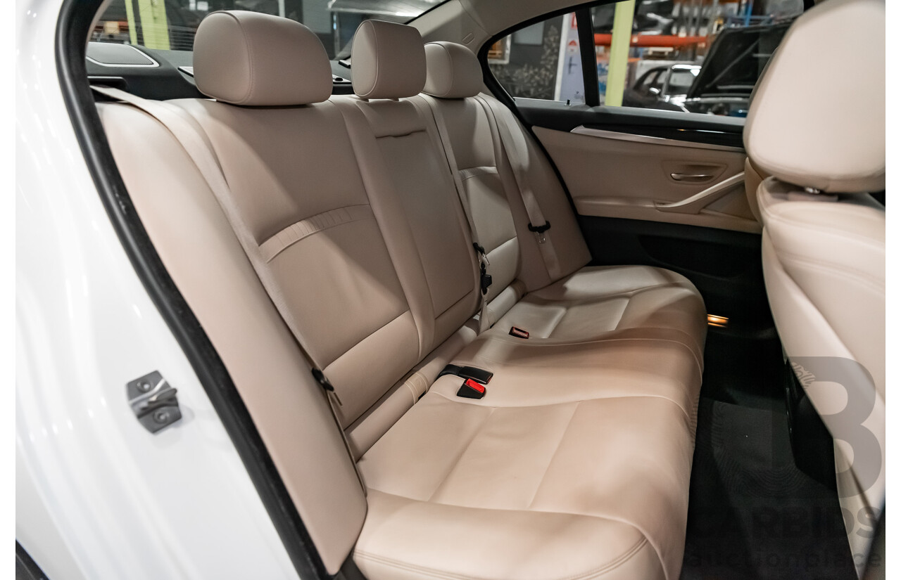 5/2014 BMW 520d Luxury Line F10 MY14 4d Sedan Alpine White Turbo Diesel 2.0L