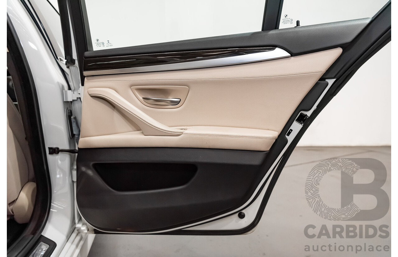 5/2014 BMW 520d Luxury Line F10 MY14 4d Sedan Alpine White Turbo Diesel 2.0L