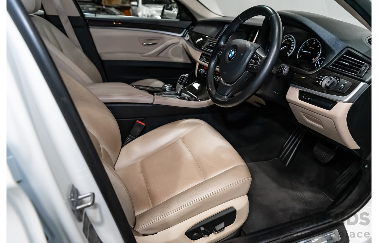 5/2014 BMW 520d Luxury Line F10 MY14 4d Sedan Alpine White Turbo Diesel 2.0L