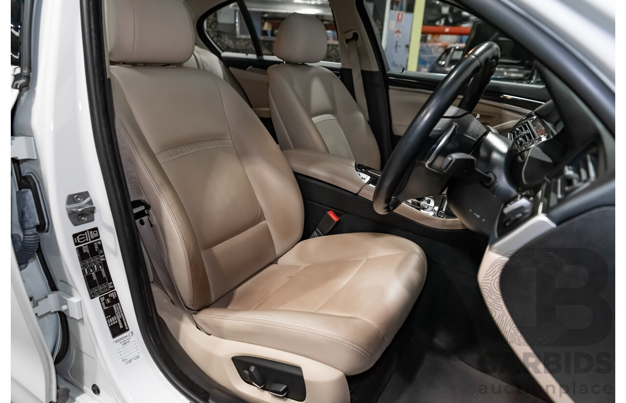 5/2014 BMW 520d Luxury Line F10 MY14 4d Sedan Alpine White Turbo Diesel 2.0L