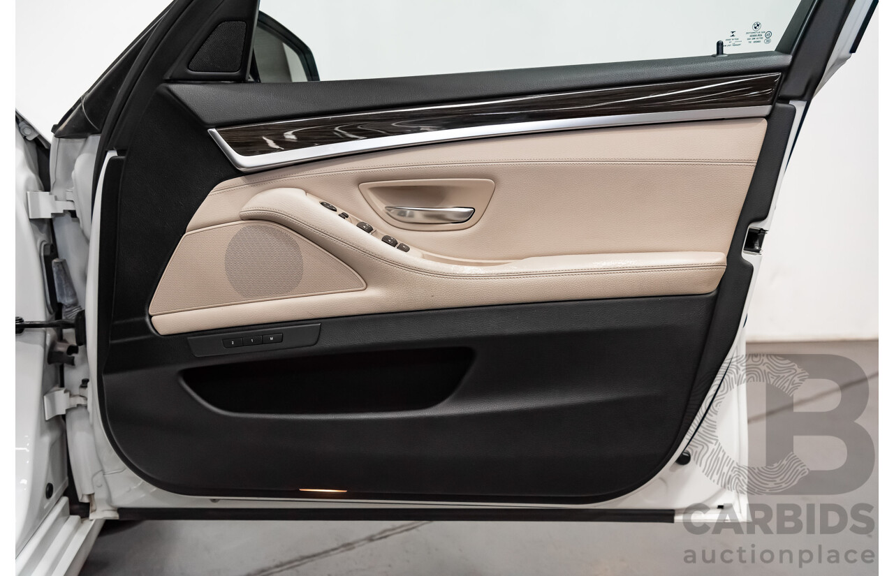 5/2014 BMW 520d Luxury Line F10 MY14 4d Sedan Alpine White Turbo Diesel 2.0L