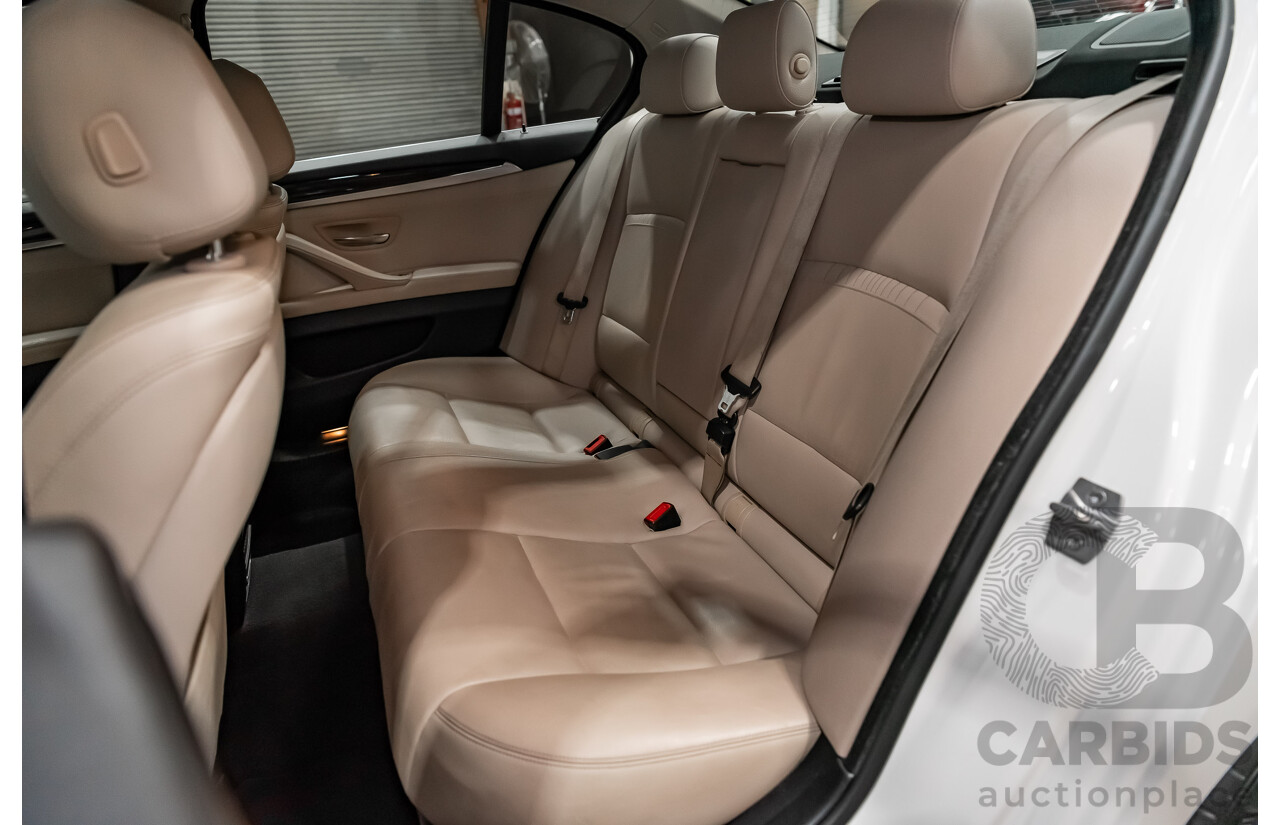 5/2014 BMW 520d Luxury Line F10 MY14 4d Sedan Alpine White Turbo Diesel 2.0L