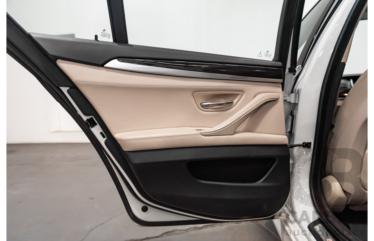 5/2014 BMW 520d Luxury Line F10 MY14 4d Sedan Alpine White Turbo Diesel 2.0L