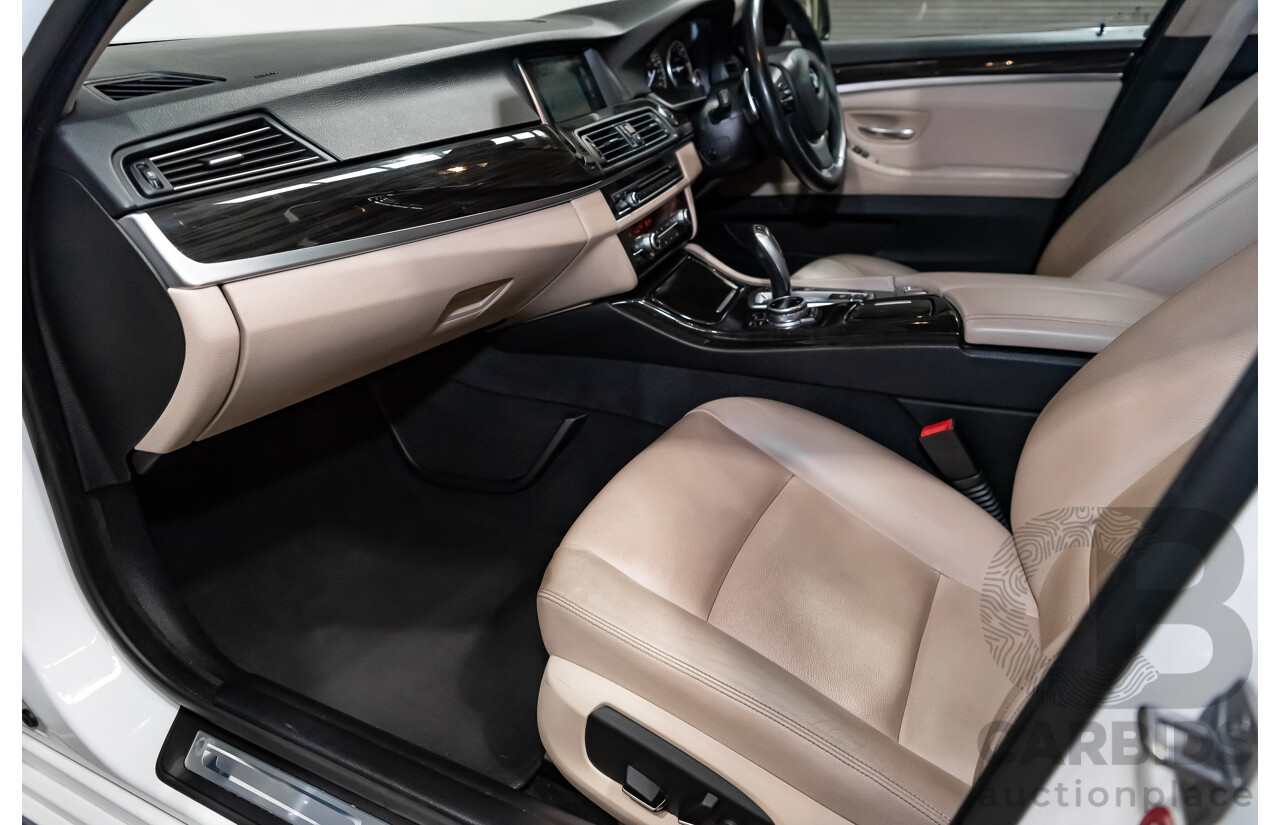 5/2014 BMW 520d Luxury Line F10 MY14 4d Sedan Alpine White Turbo Diesel 2.0L