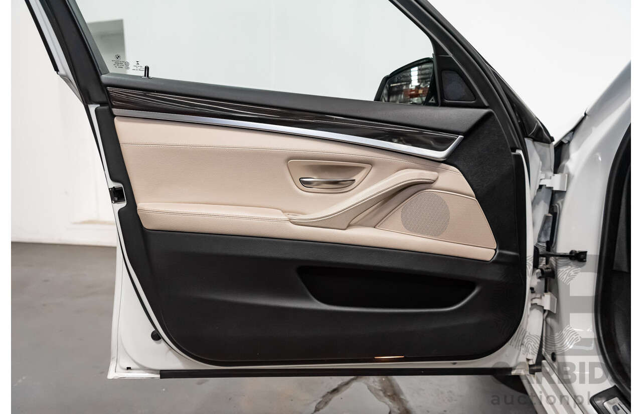 5/2014 BMW 520d Luxury Line F10 MY14 4d Sedan Alpine White Turbo Diesel 2.0L