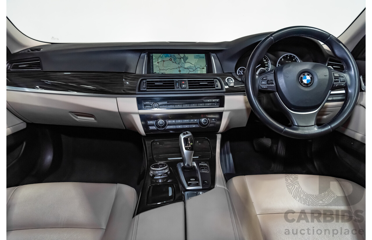5/2014 BMW 520d Luxury Line F10 MY14 4d Sedan Alpine White Turbo Diesel 2.0L