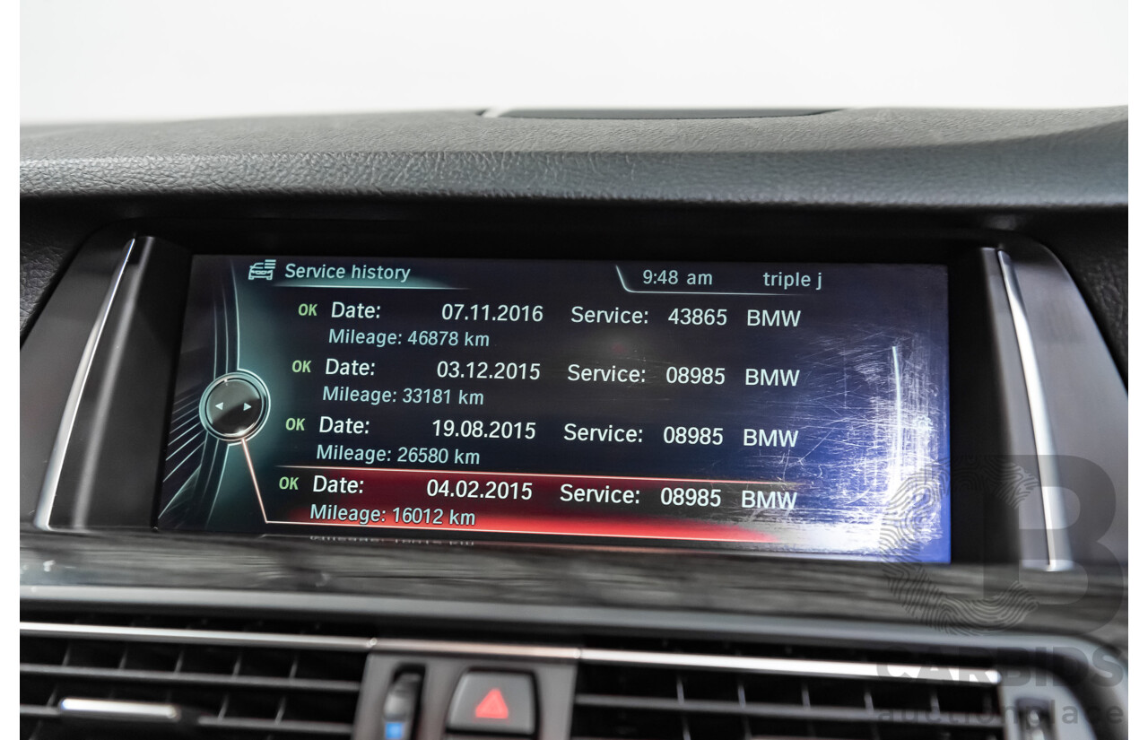 5/2014 BMW 520d Luxury Line F10 MY14 4d Sedan Alpine White Turbo Diesel 2.0L