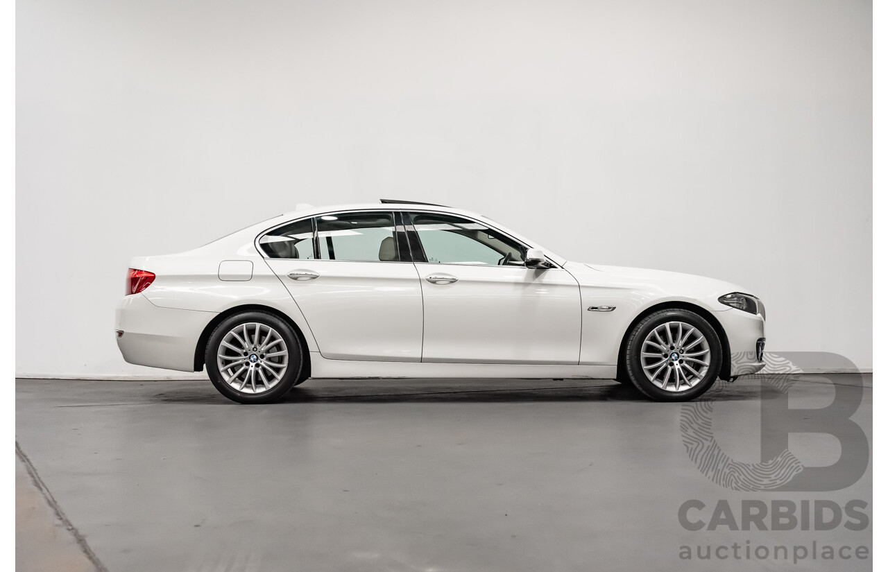 5/2014 BMW 520d Luxury Line F10 MY14 4d Sedan Alpine White Turbo Diesel 2.0L