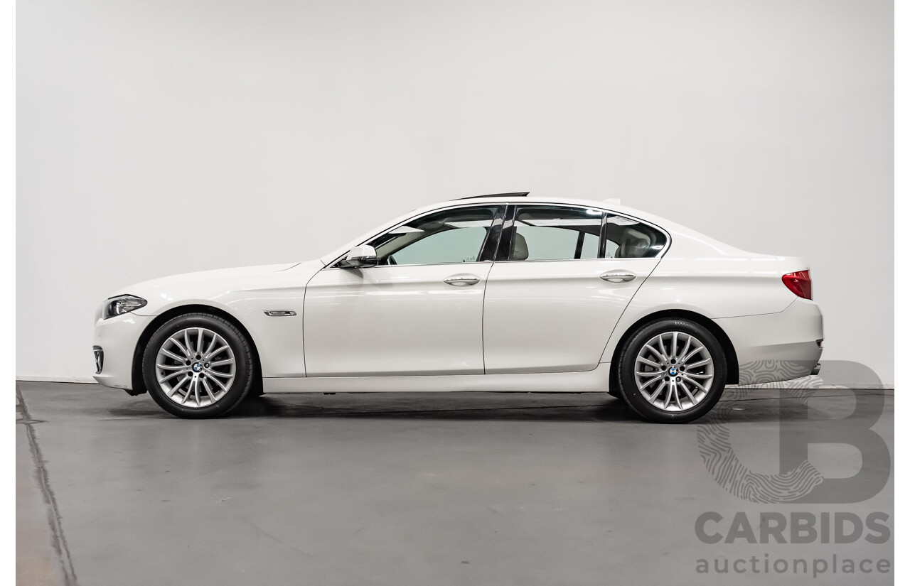 5/2014 BMW 520d Luxury Line F10 MY14 4d Sedan Alpine White Turbo Diesel 2.0L