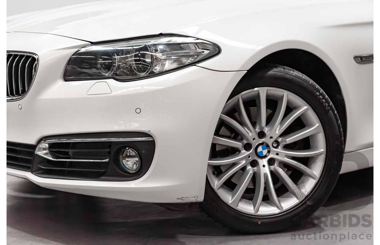 5/2014 BMW 520d Luxury Line F10 MY14 4d Sedan Alpine White Turbo Diesel 2.0L