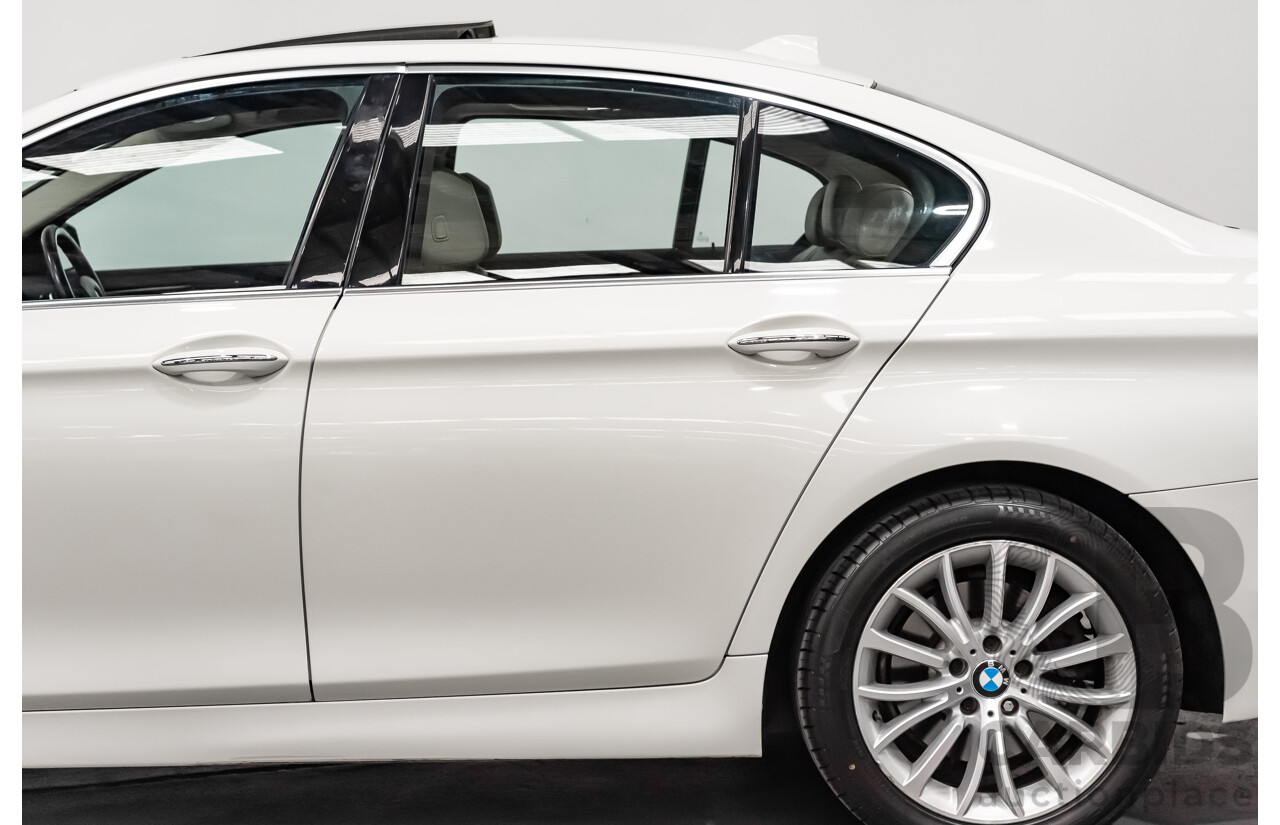 5/2014 BMW 520d Luxury Line F10 MY14 4d Sedan Alpine White Turbo Diesel 2.0L