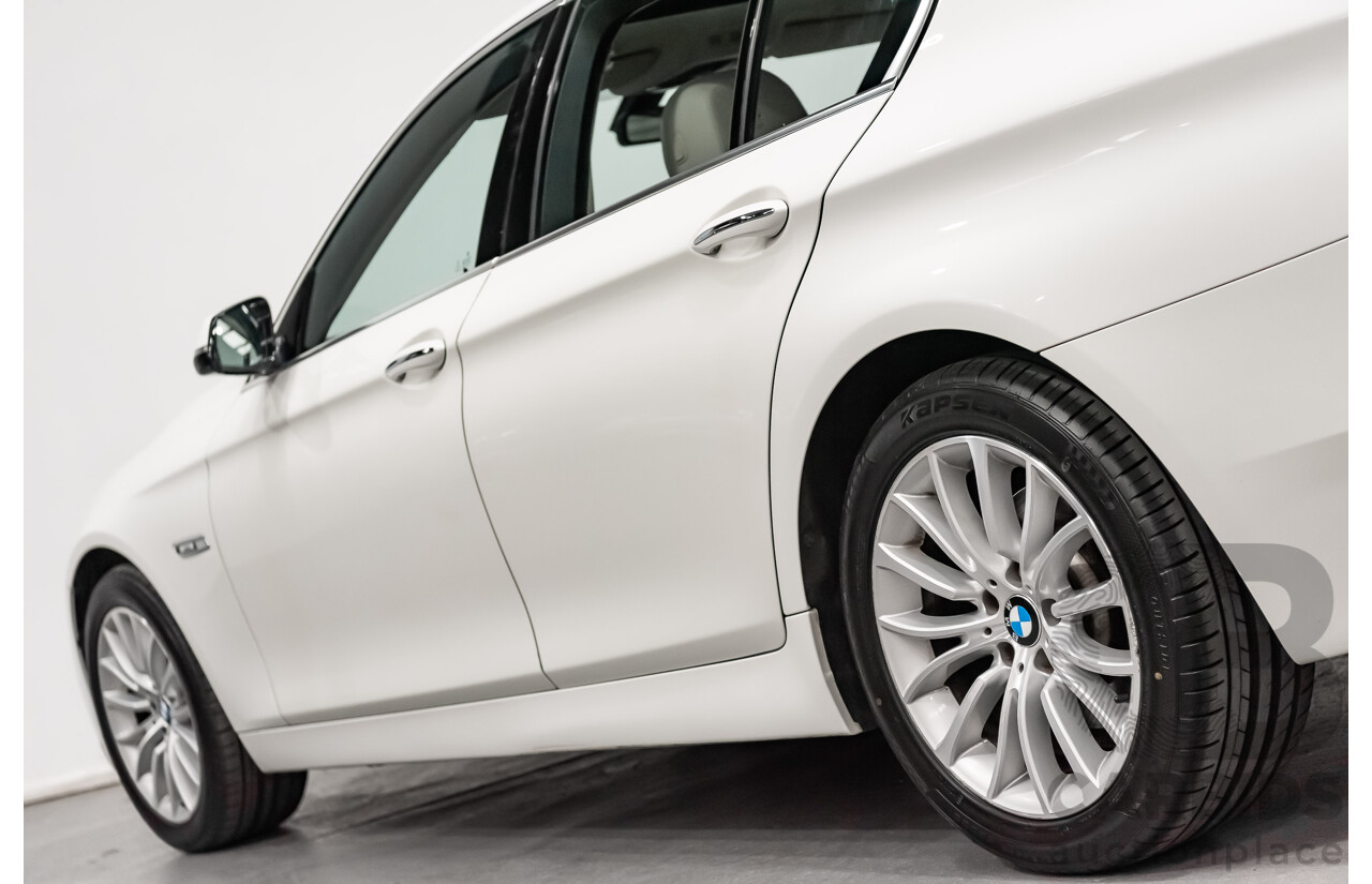 5/2014 BMW 520d Luxury Line F10 MY14 4d Sedan Alpine White Turbo Diesel 2.0L