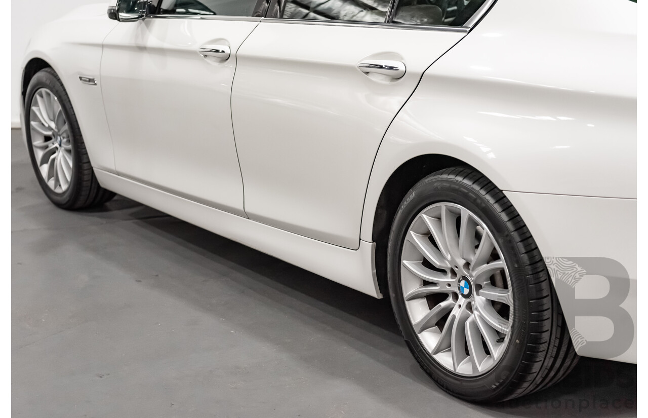 5/2014 BMW 520d Luxury Line F10 MY14 4d Sedan Alpine White Turbo Diesel 2.0L