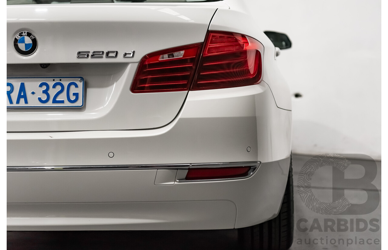 5/2014 BMW 520d Luxury Line F10 MY14 4d Sedan Alpine White Turbo Diesel 2.0L
