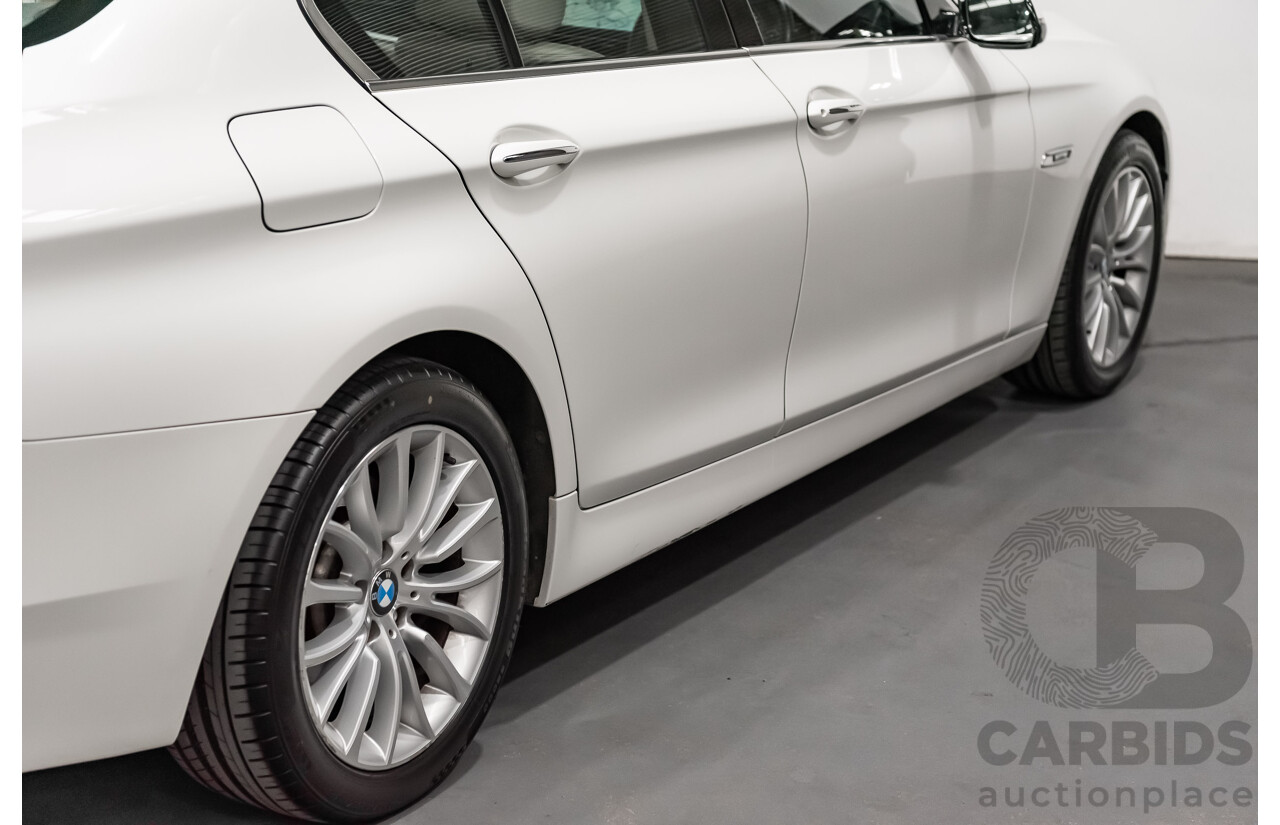 5/2014 BMW 520d Luxury Line F10 MY14 4d Sedan Alpine White Turbo Diesel 2.0L