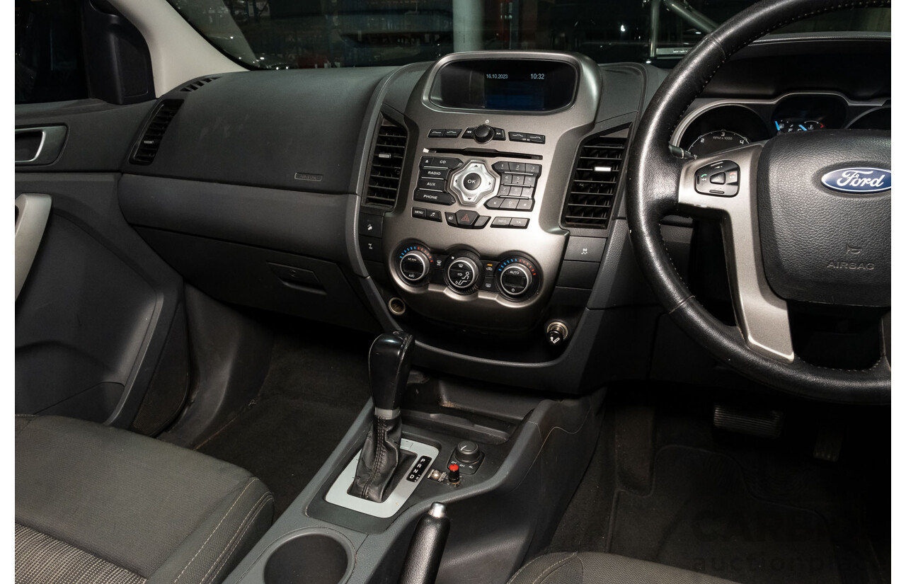 4/2012 Ford Ranger XLT 3.2 (4x4) PX 4d Dual Cab Utility Metallic Blue Turbo Diesel 3.2L