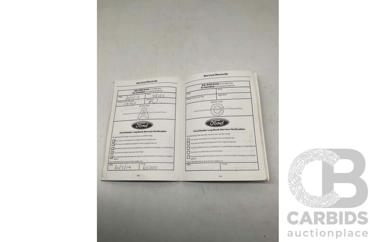 4/2012 Ford Ranger XLT 3.2 (4x4) PX 4d Dual Cab Utility Metallic Blue Turbo Diesel 3.2L