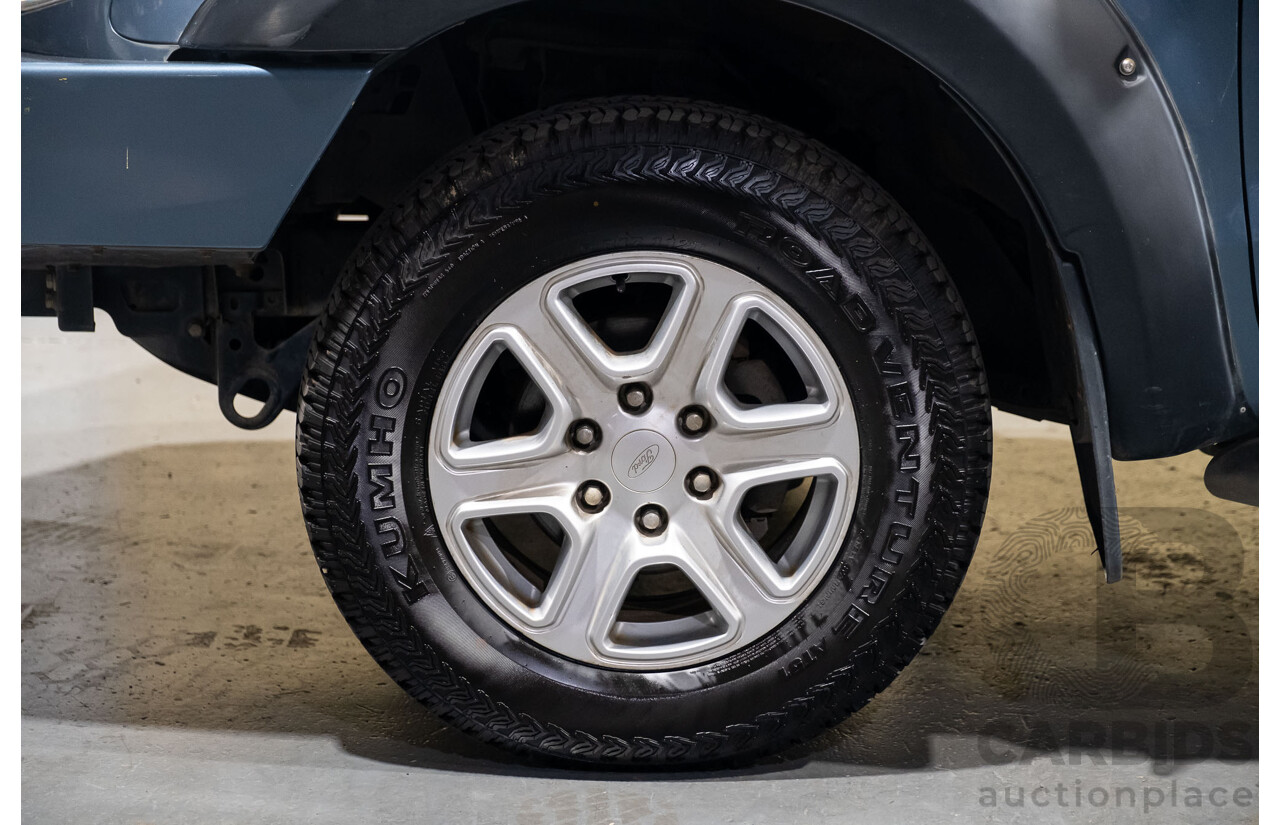 4/2012 Ford Ranger XLT 3.2 (4x4) PX 4d Dual Cab Utility Metallic Blue Turbo Diesel 3.2L