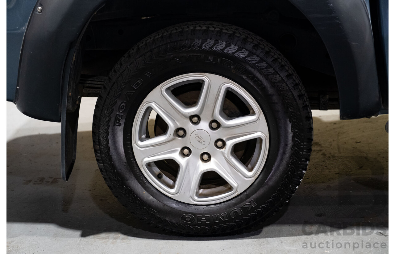 4/2012 Ford Ranger XLT 3.2 (4x4) PX 4d Dual Cab Utility Metallic Blue Turbo Diesel 3.2L