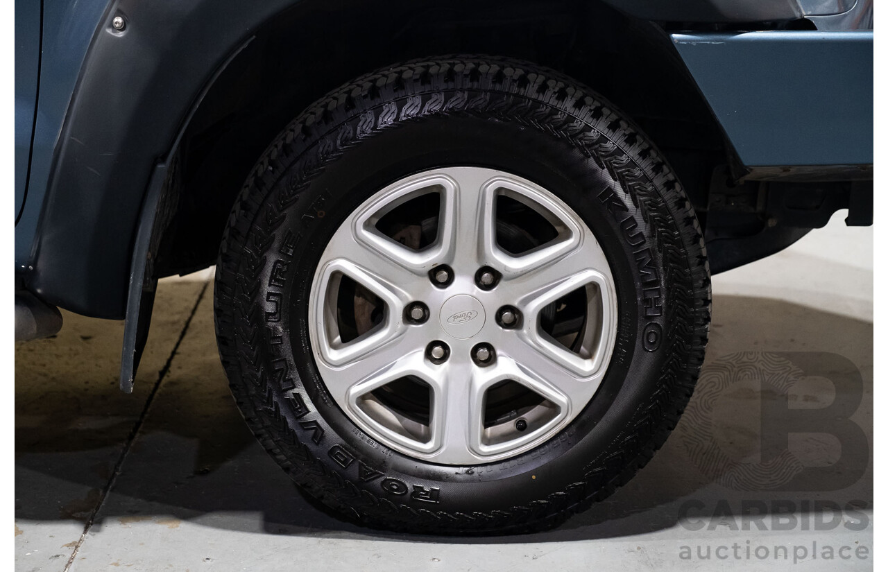 4/2012 Ford Ranger XLT 3.2 (4x4) PX 4d Dual Cab Utility Metallic Blue Turbo Diesel 3.2L