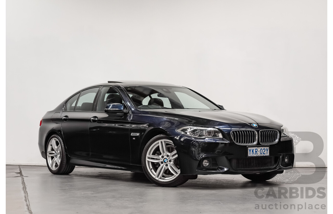 11/2013 BMW 528i M-Sport F10 MY14 4d Sedan Midnight Blue Metallic Turbo 2.0L