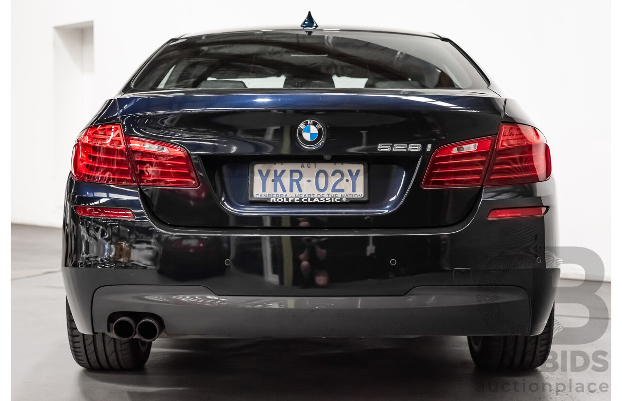 11/2013 BMW 528i M-Sport F10 MY14 4d Sedan Midnight Blue Metallic Turbo 2.0L