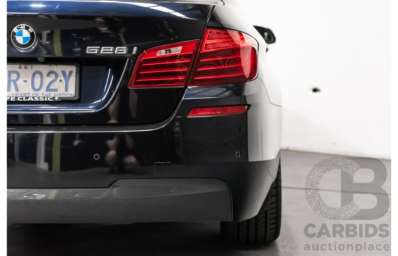 11/2013 BMW 528i M-Sport F10 MY14 4d Sedan Midnight Blue Metallic Turbo 2.0L
