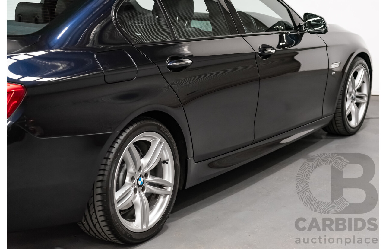11/2013 BMW 528i M-Sport F10 MY14 4d Sedan Midnight Blue Metallic Turbo 2.0L