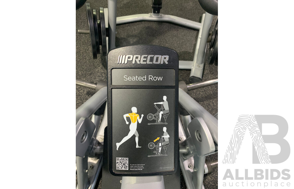 Precor Commercial Plate Loaded Seated Row Machine