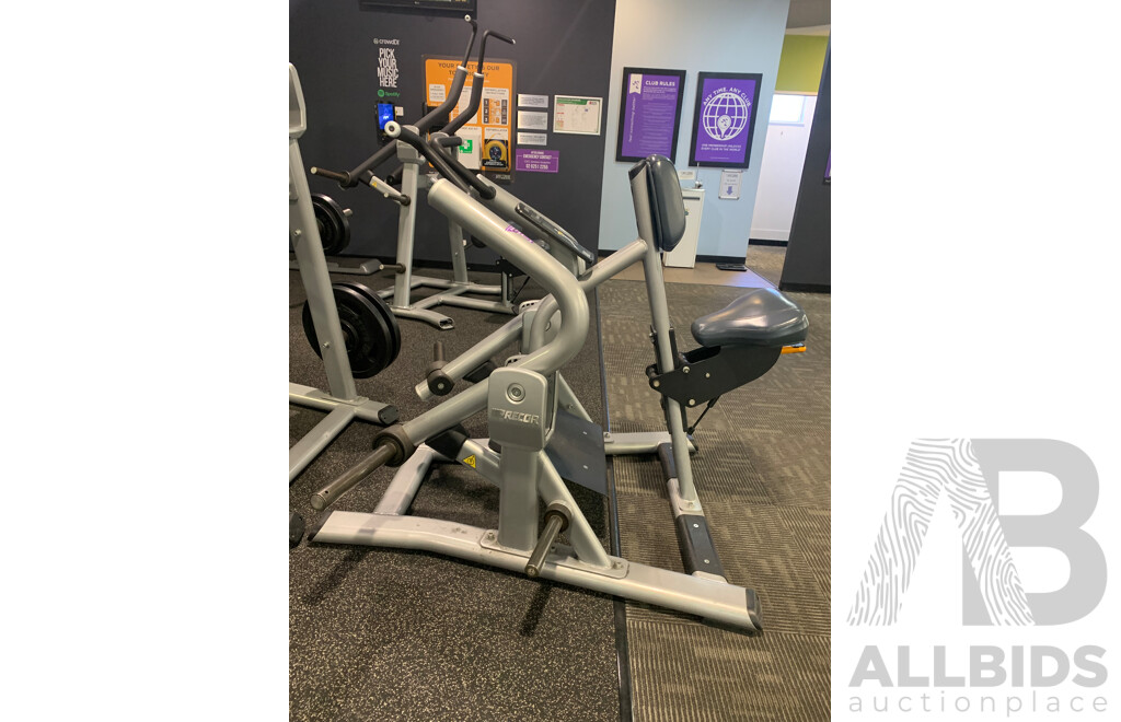 Precor Commercial Plate Loaded Seated Row Machine