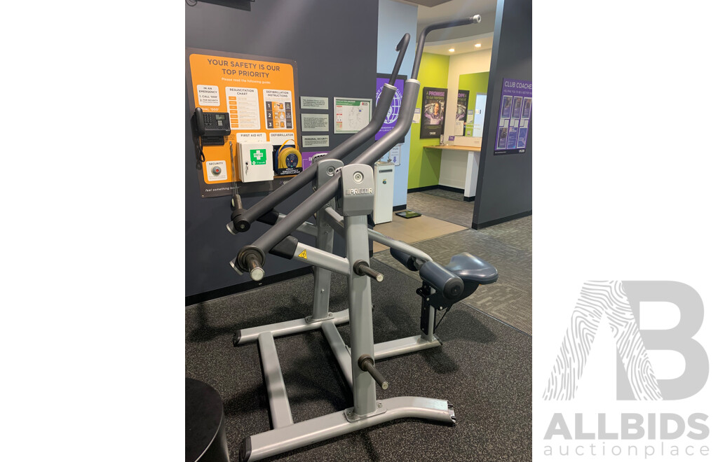 Precor Plate Loaded Pulldown Machine