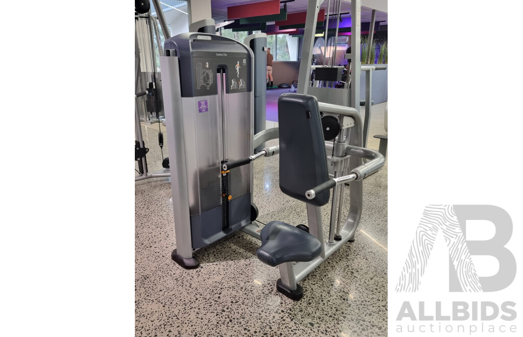 Precor Commercial Pin Loader Seated Dip - DSL215