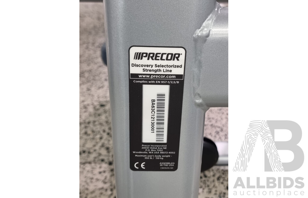 Precor Commercial Pin Loader Seated Dip - DSL215