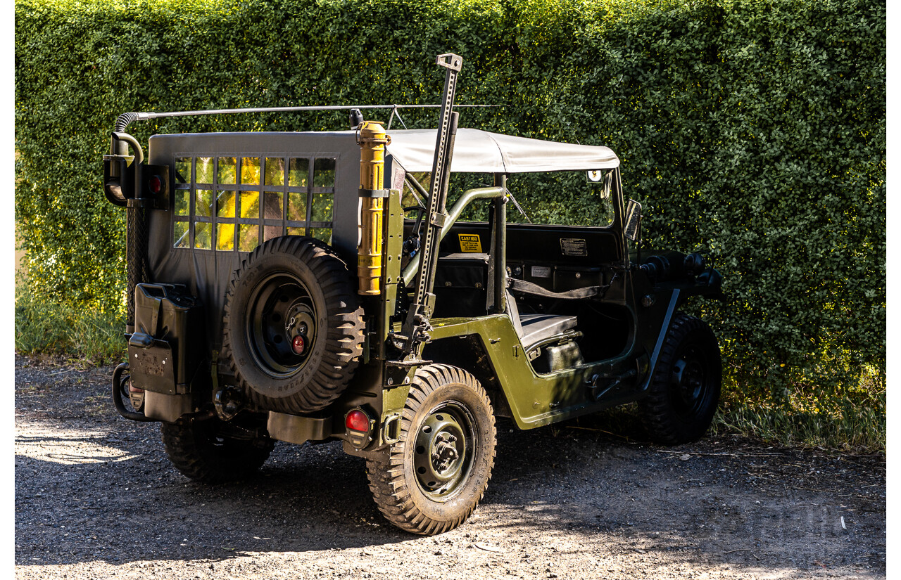 01/1973 Ford M151A2 Military Utility Tactical Truck (MUTT) 4x4 Khaki Green 2.3L - Ex-Vietnam War