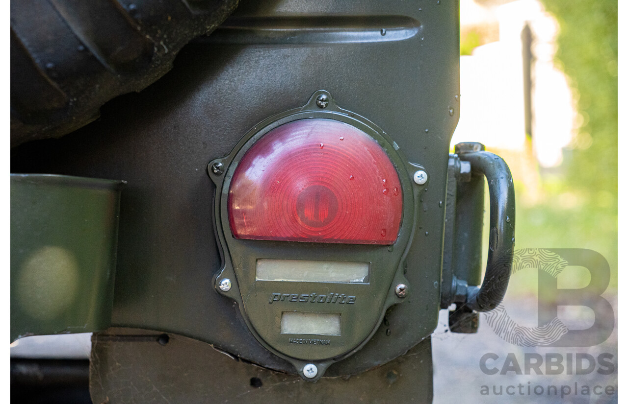 01/1973 Ford M151A2 Military Utility Tactical Truck (MUTT) 4x4 Khaki Green 2.3L - Ex-Vietnam War