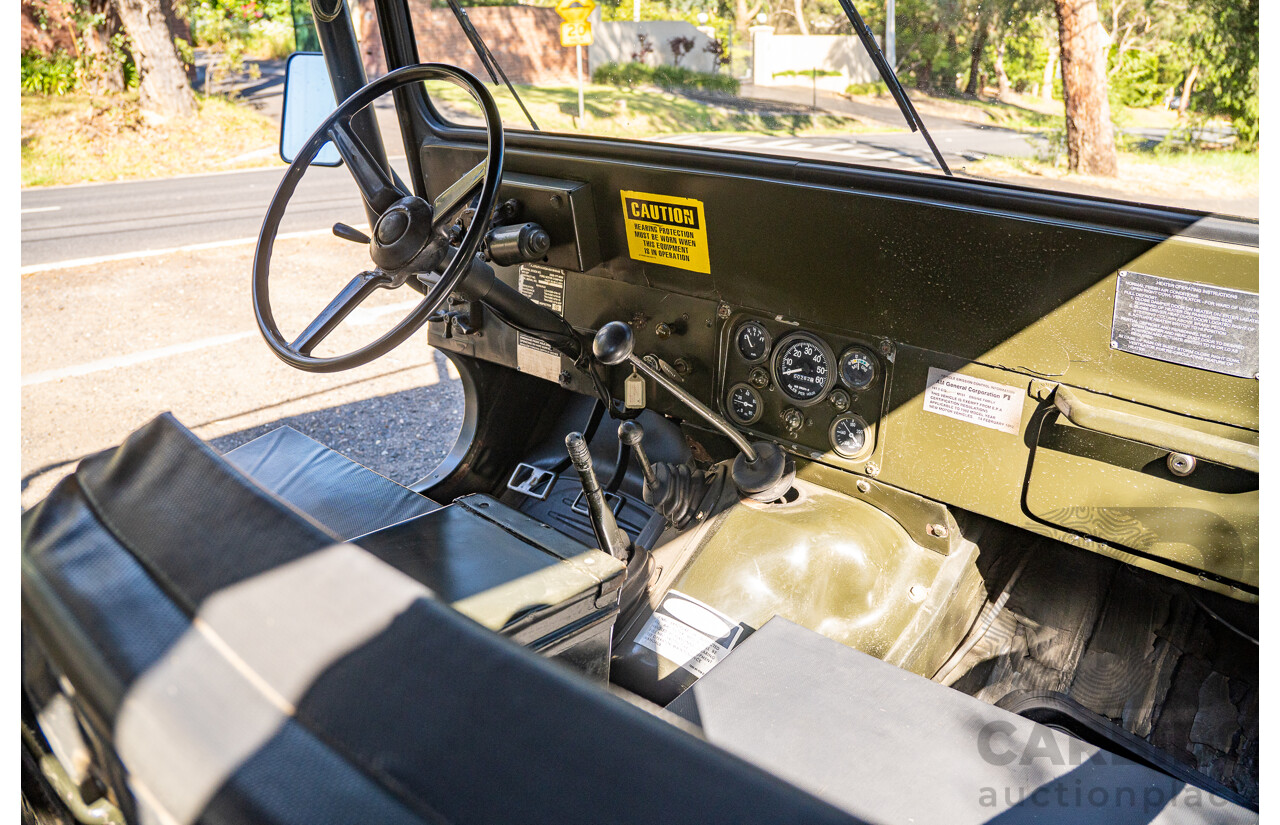 01/1973 Ford M151A2 Military Utility Tactical Truck (MUTT) 4x4 Khaki Green 2.3L - Ex-Vietnam War