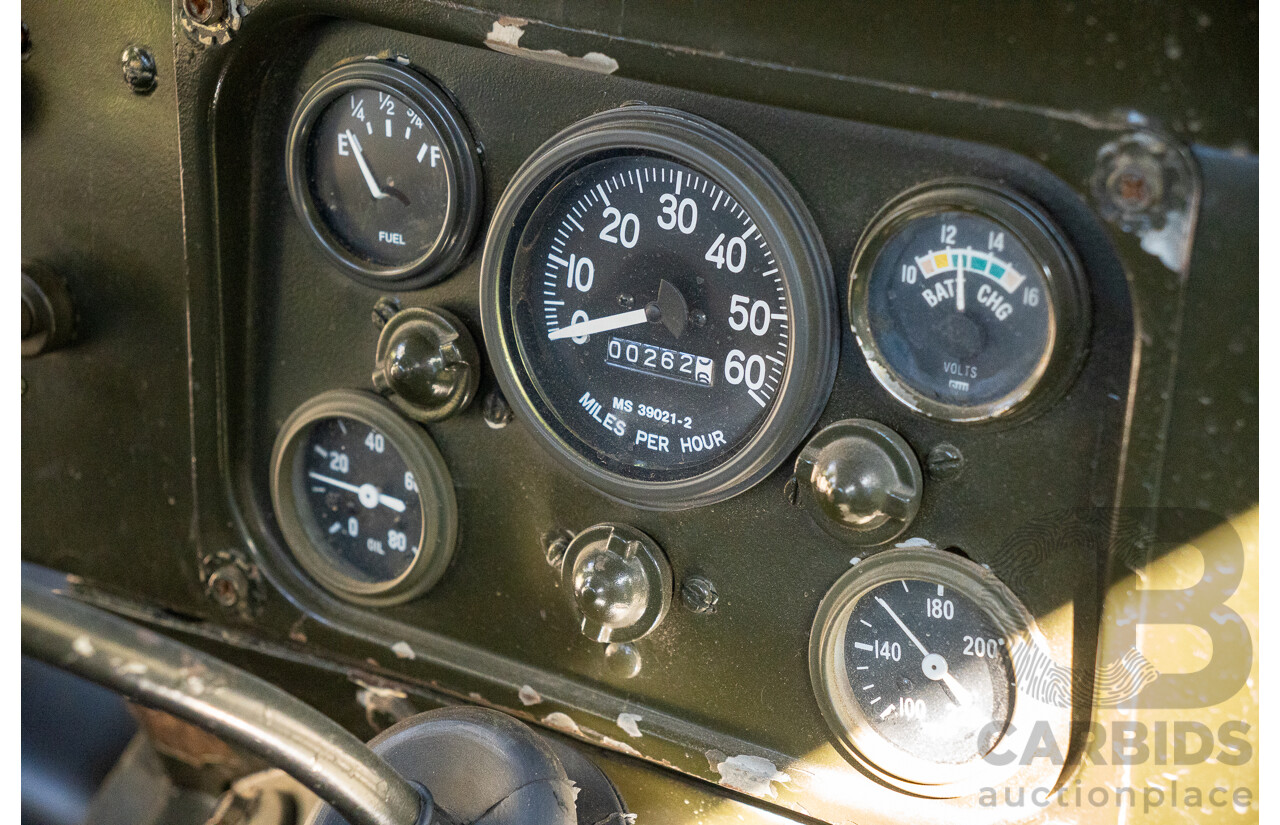 01/1973 Ford M151A2 Military Utility Tactical Truck (MUTT) 4x4 Khaki Green 2.3L - Ex-Vietnam War