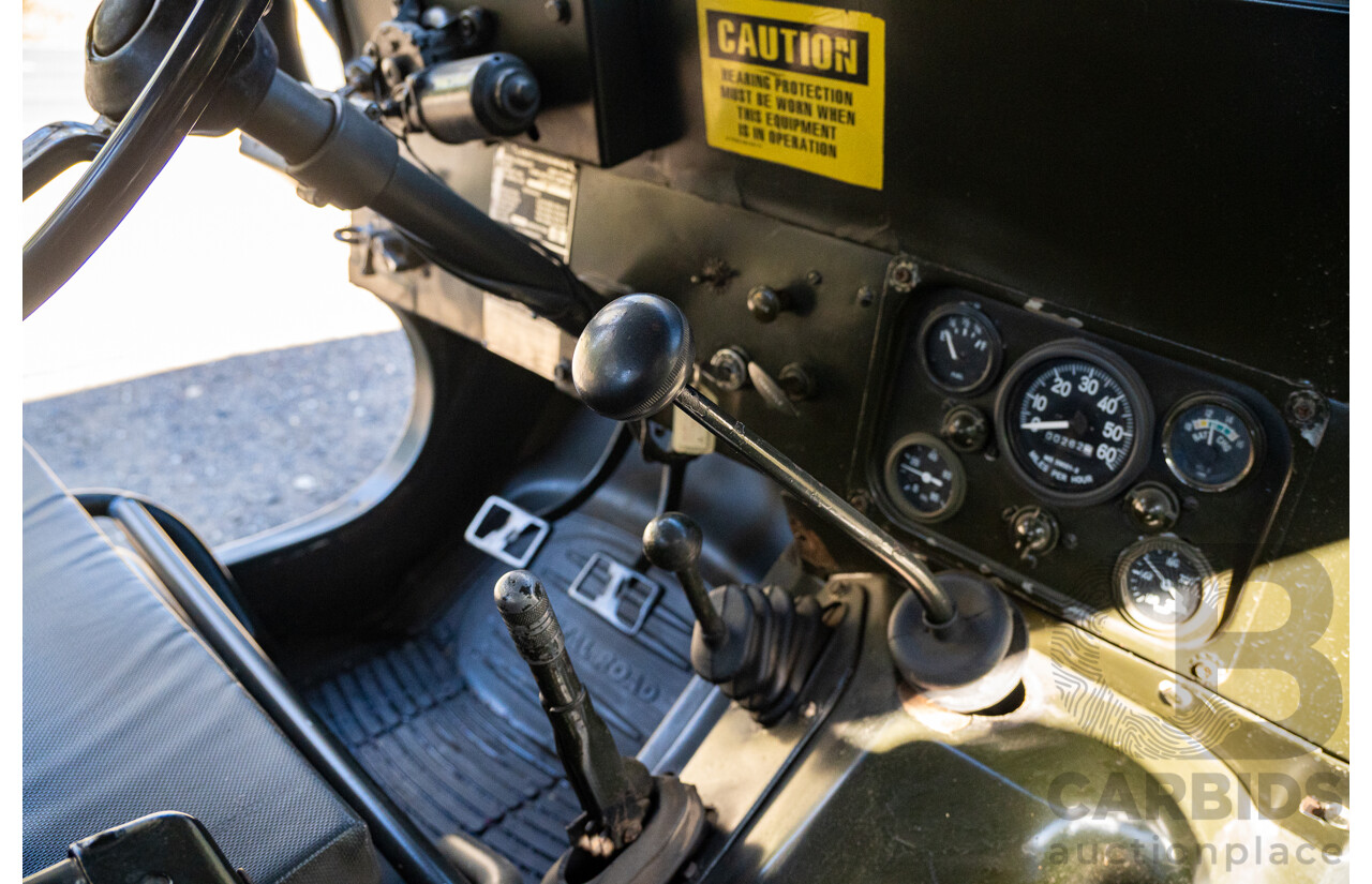 01/1973 Ford M151A2 Military Utility Tactical Truck (MUTT) 4x4 Khaki Green 2.3L - Ex-Vietnam War