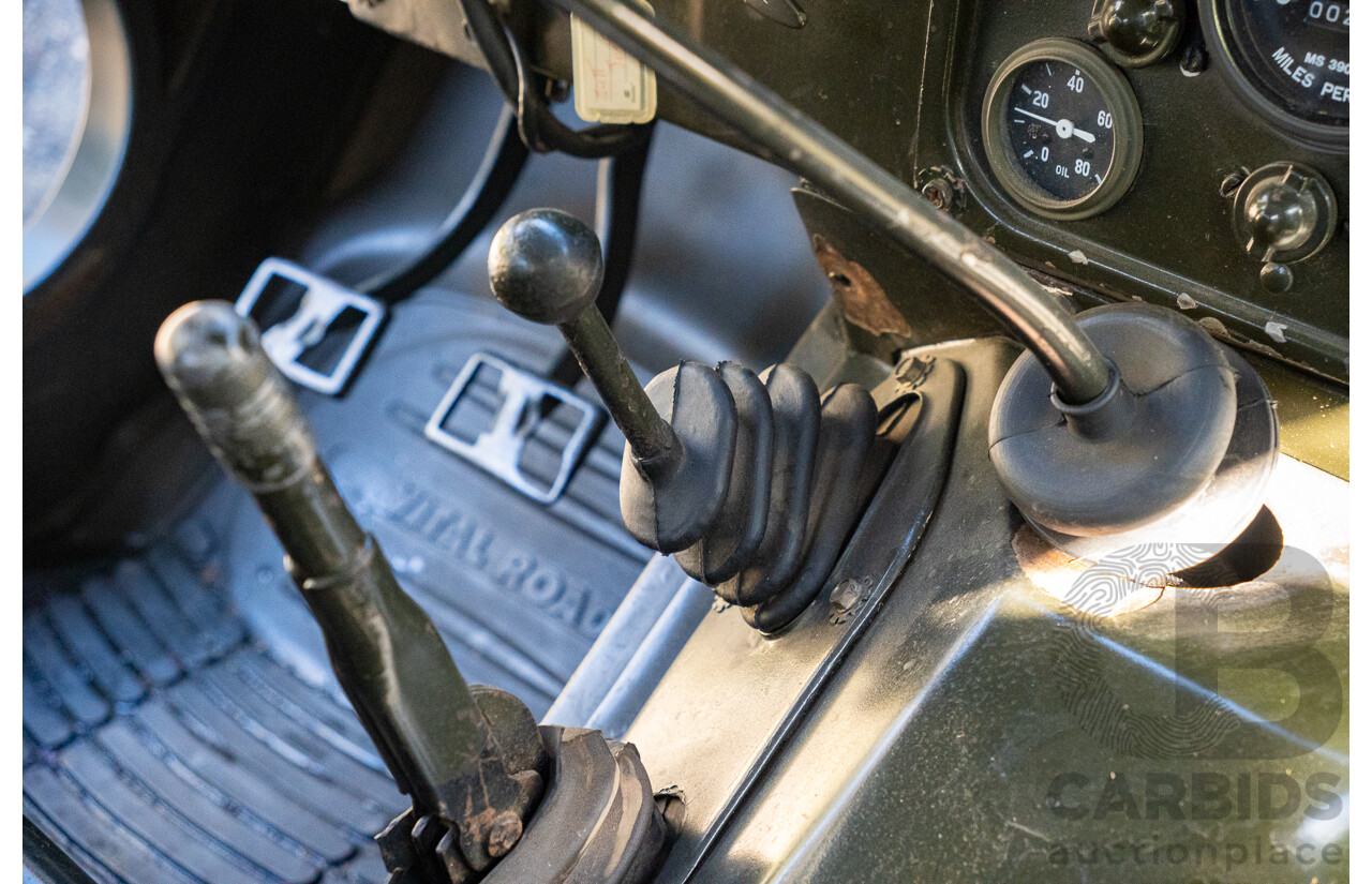 01/1973 Ford M151A2 Military Utility Tactical Truck (MUTT) 4x4 Khaki Green 2.3L - Ex-Vietnam War